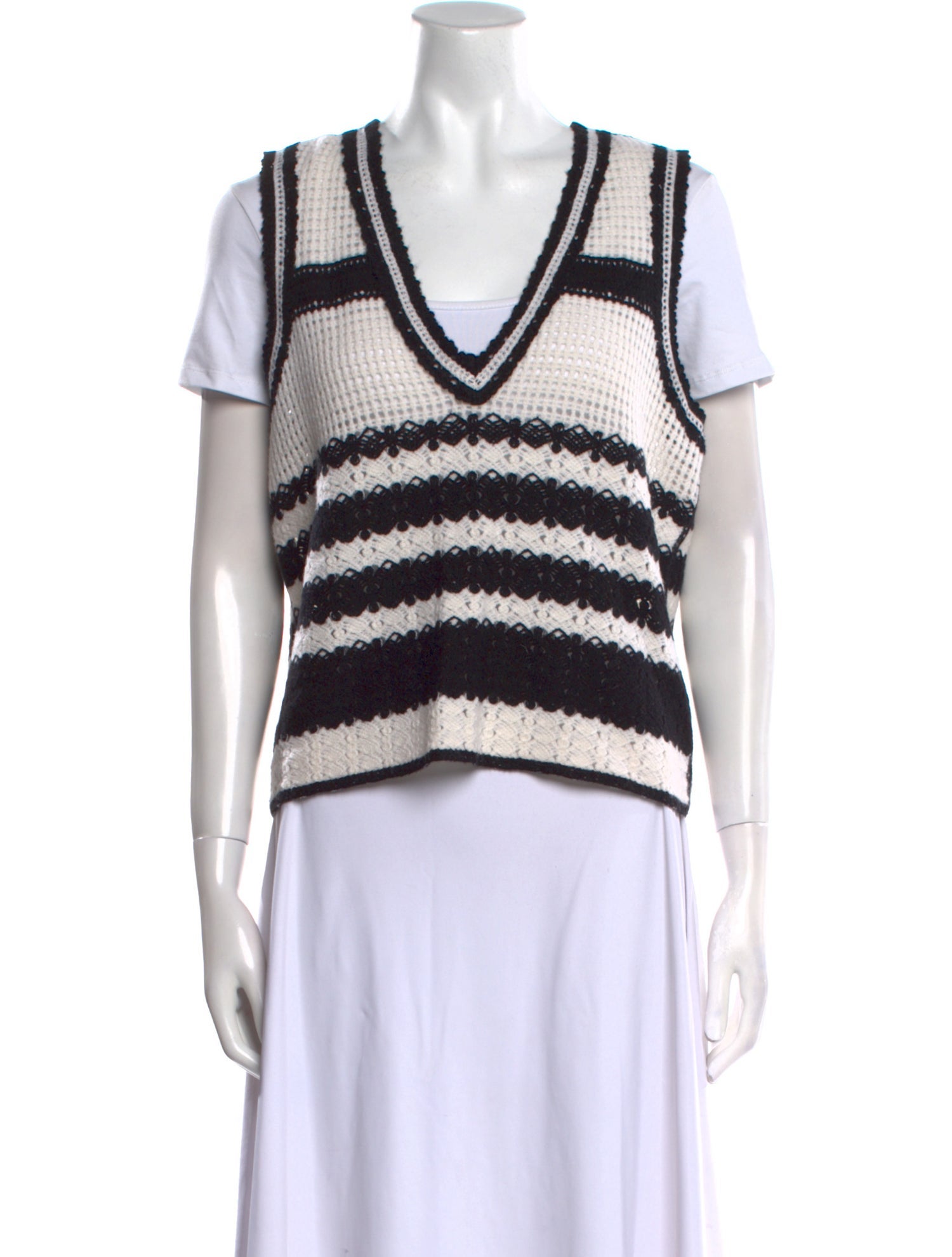 ME+EM Merino Wool Striped Sweater