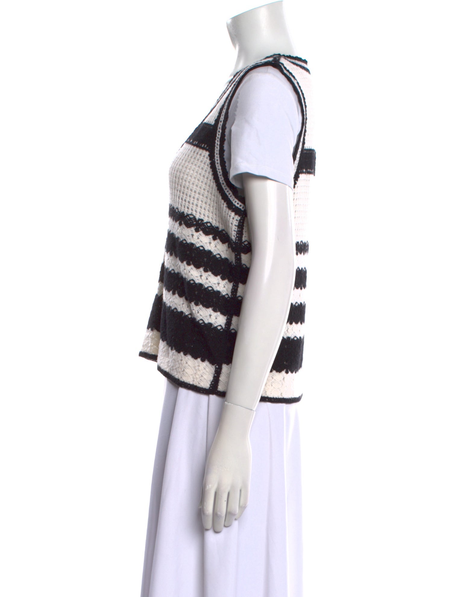 ME+EM Merino Wool Striped Sweater