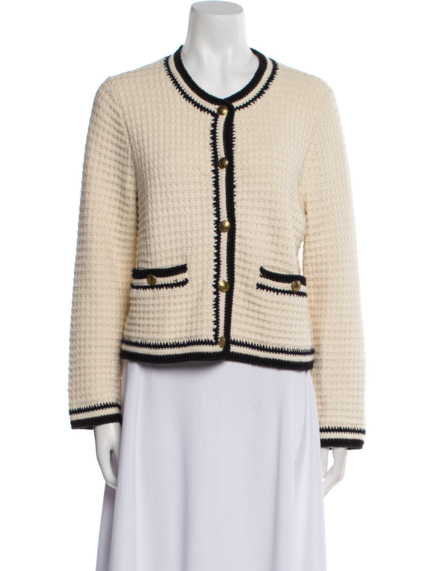 ME+EM Tweed Pattern Evening Jacket