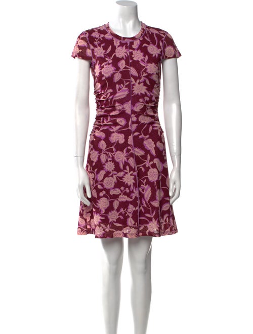 ME+EM Floral Print Mini Dress