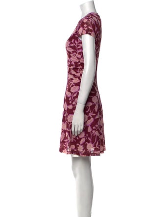 ME+EM Floral Print Mini Dress