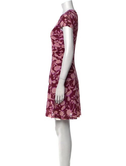 ME+EM Floral Print Mini Dress