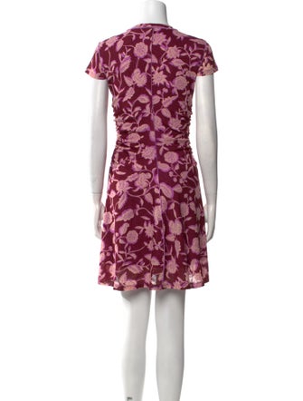 ME+EM Floral Print Mini Dress