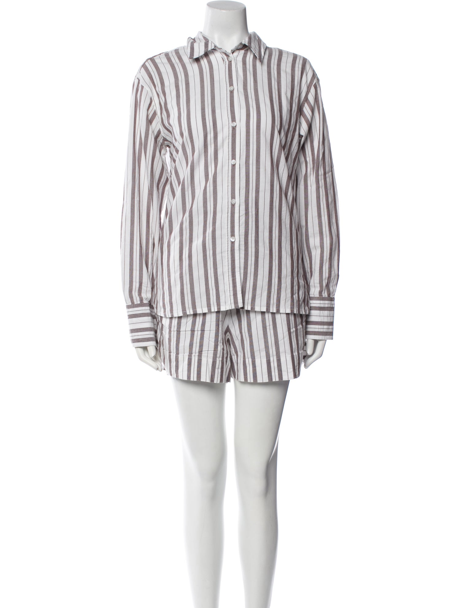 ME+EM Striped Short Set