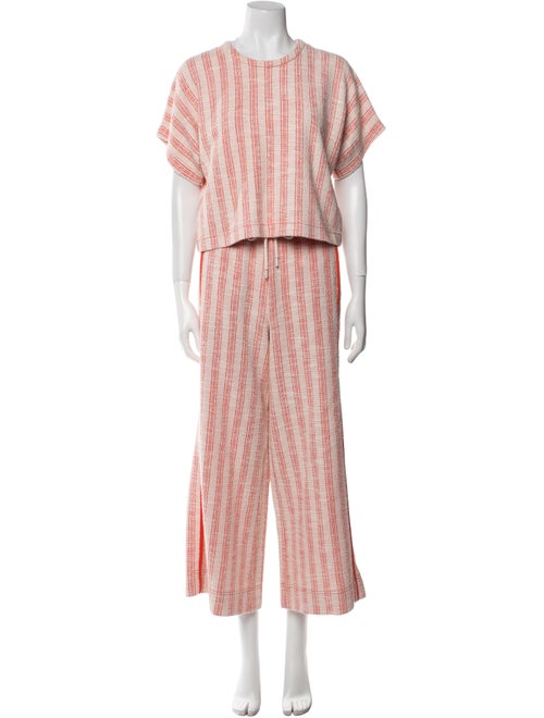 ME+EM Tweed Pattern Pant Set