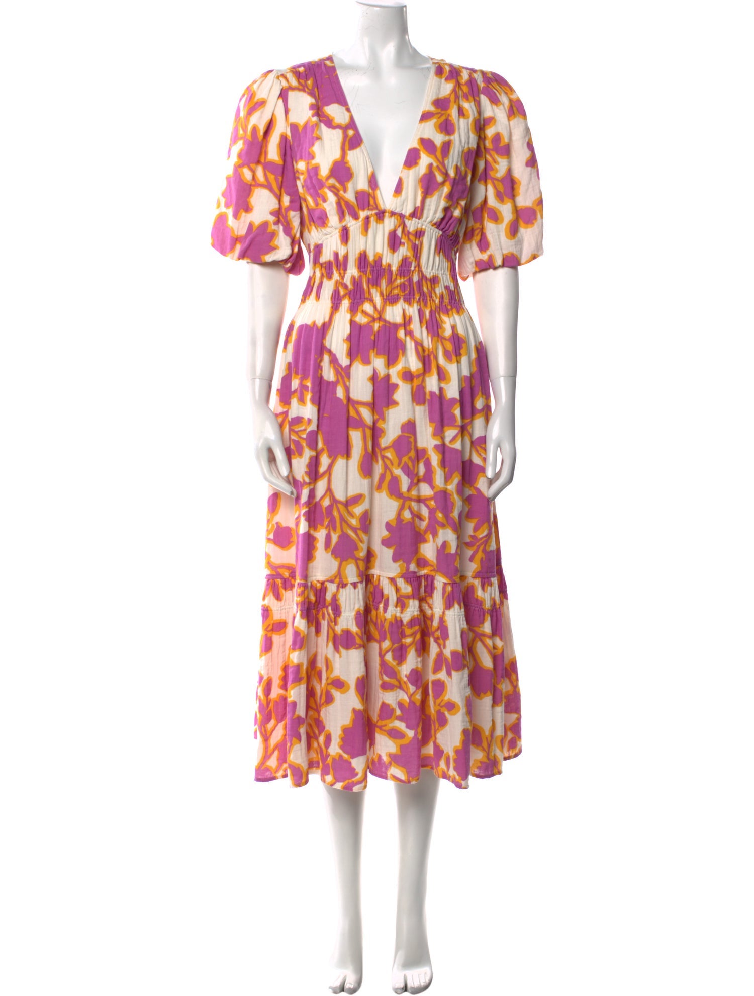 ME+EM Printed Long Dress