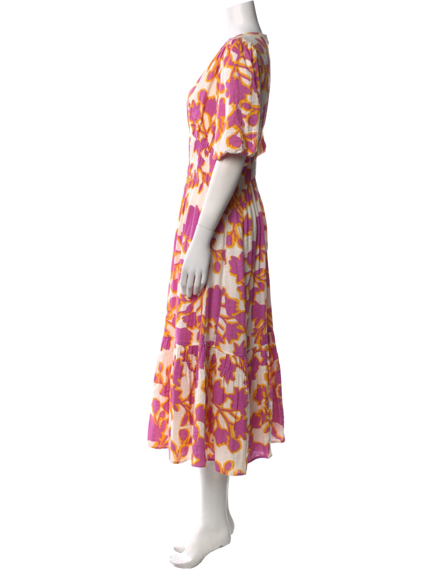 ME+EM Printed Long Dress