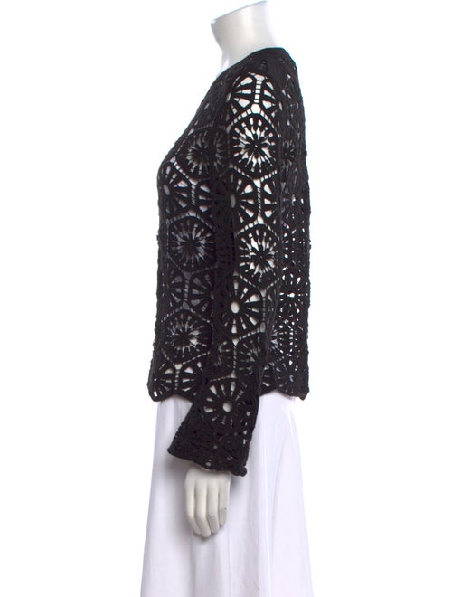 ME+EM Patterned Crew Neck Sweater