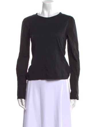 ME+EM Bateau Neckline Long Sleeve Top