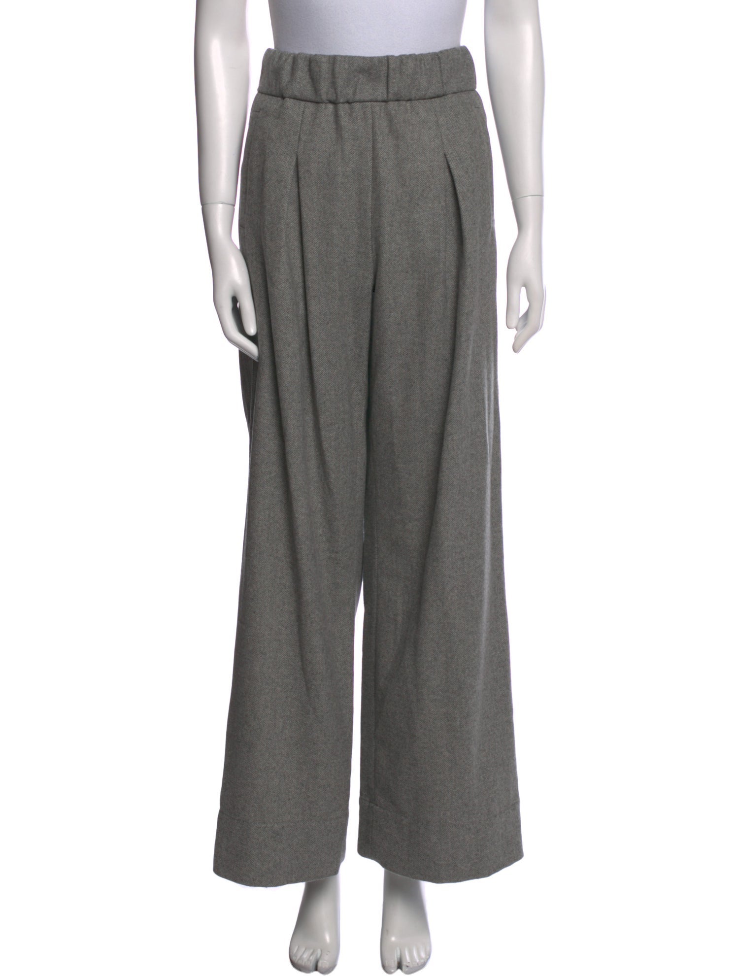 ME+EM Wool Wide Leg Pants