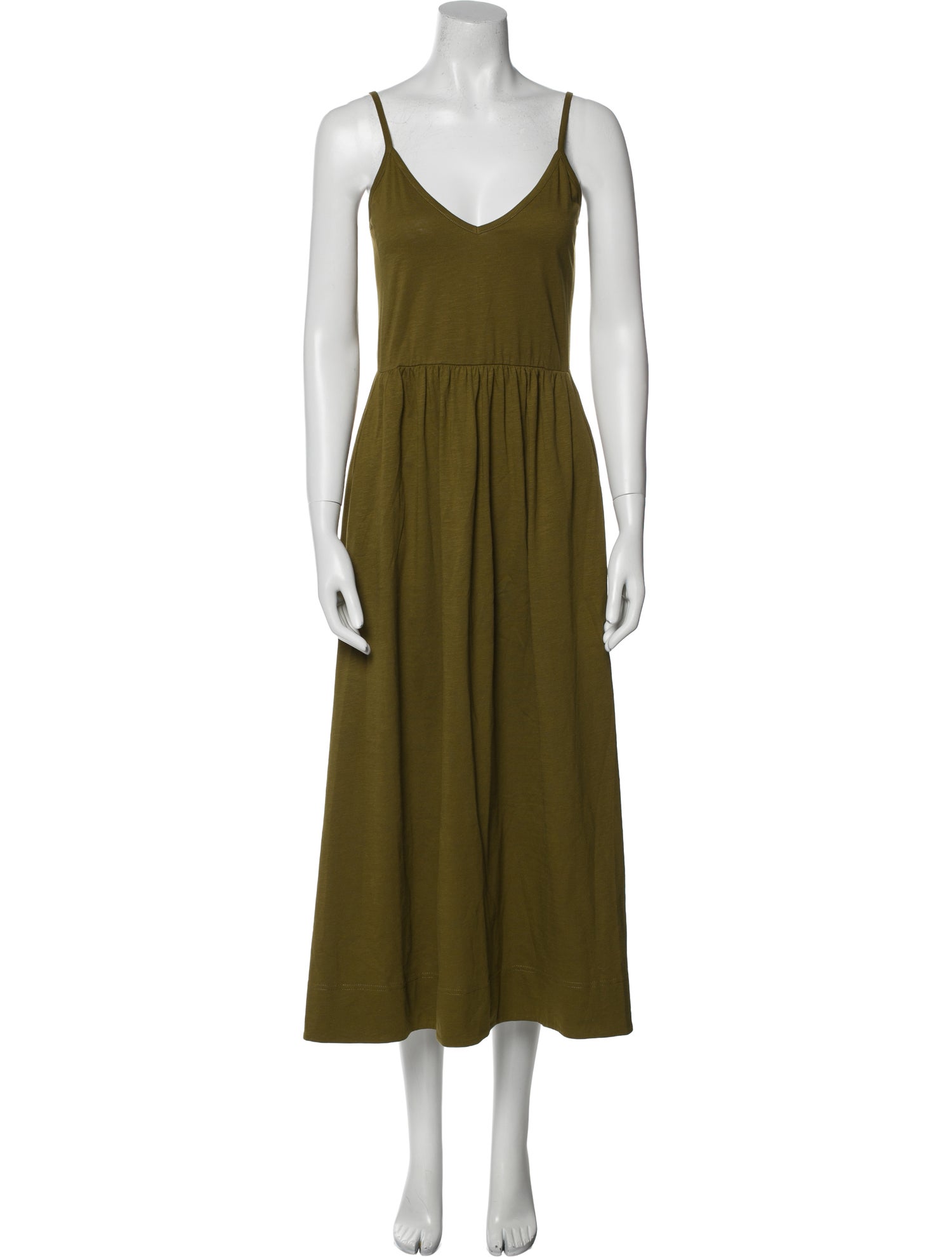 ME+EM V-Neck Long Dress