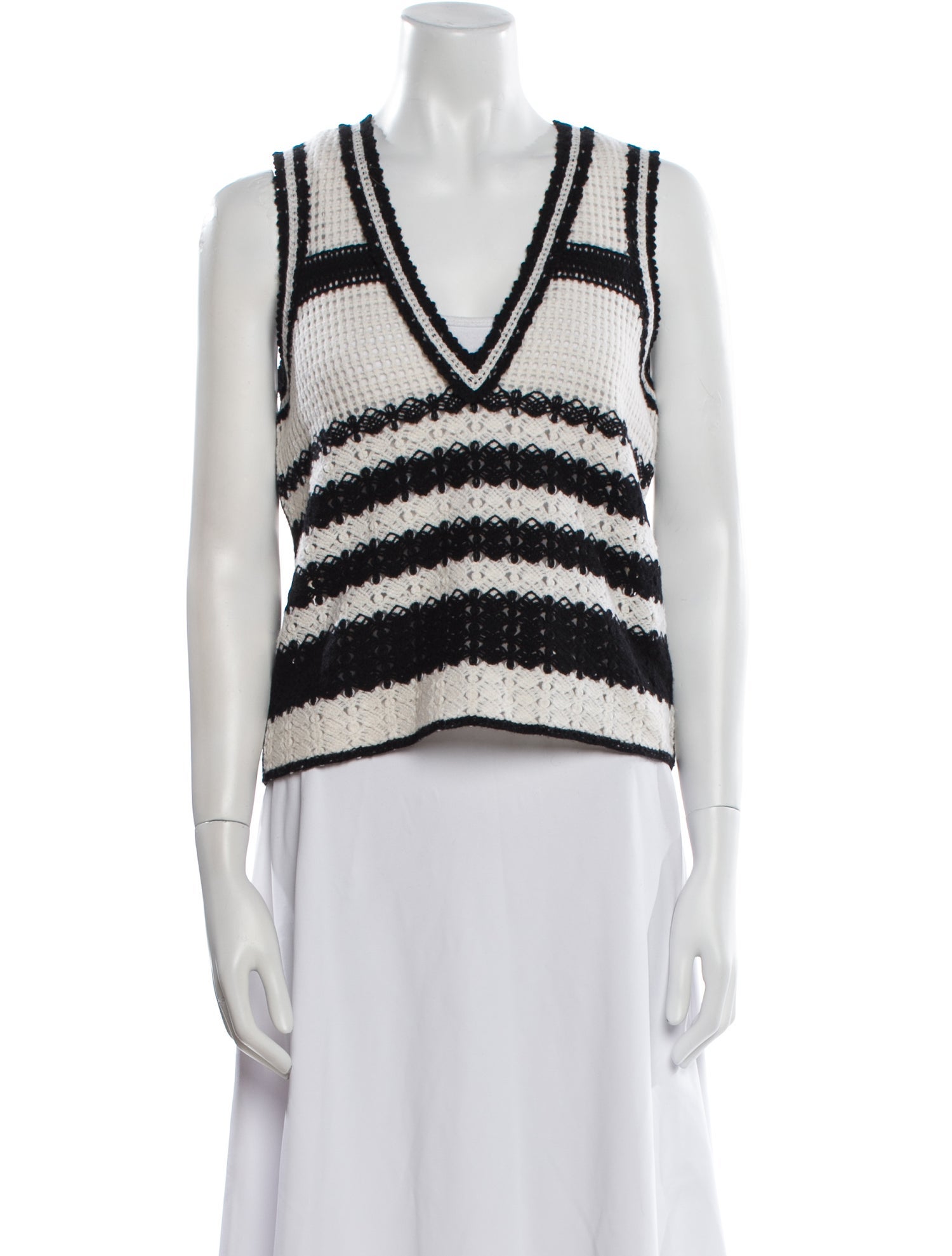 ME+EM Merino Wool Striped Sweater