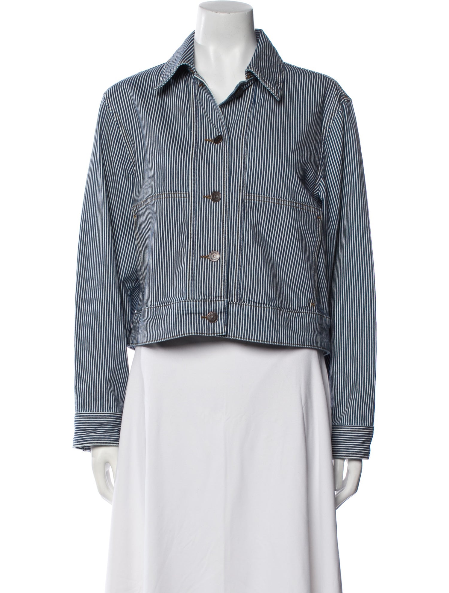 ME+EM Striped Biker Jacket w/ Tags