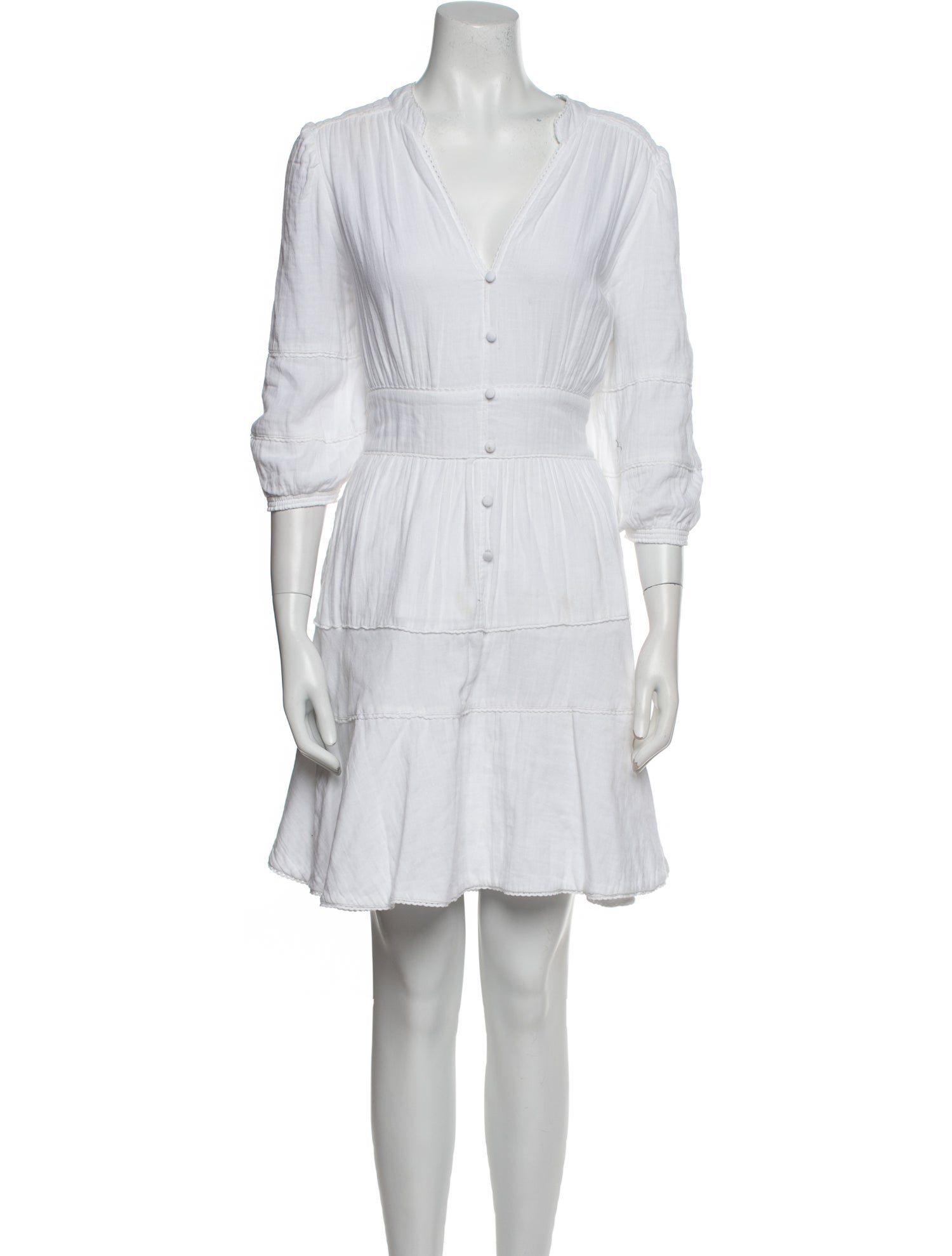 ME+EM V-Neck Mini Dress