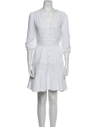 ME+EM V-Neck Mini Dress