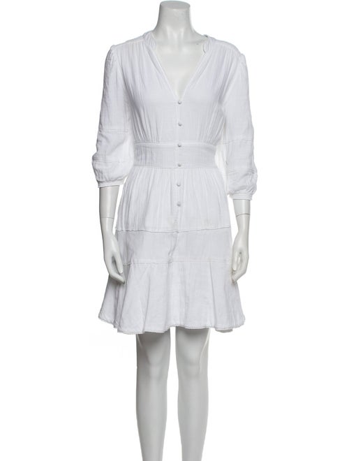 ME+EM V-Neck Mini Dress