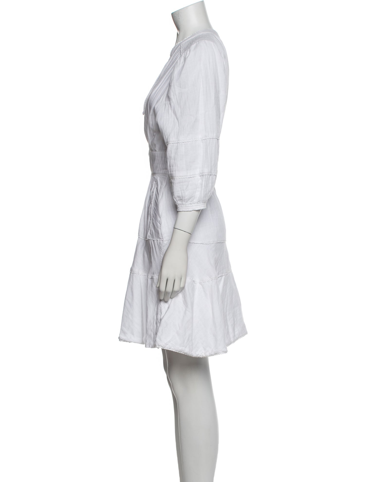 ME+EM V-Neck Mini Dress