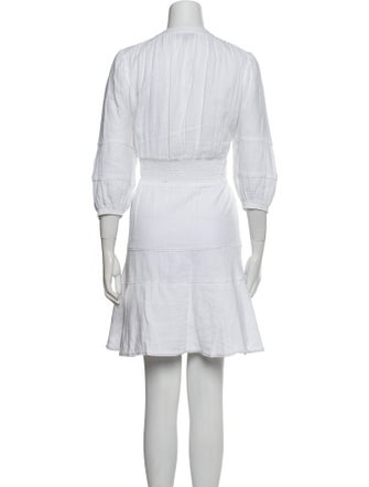 ME+EM V-Neck Mini Dress