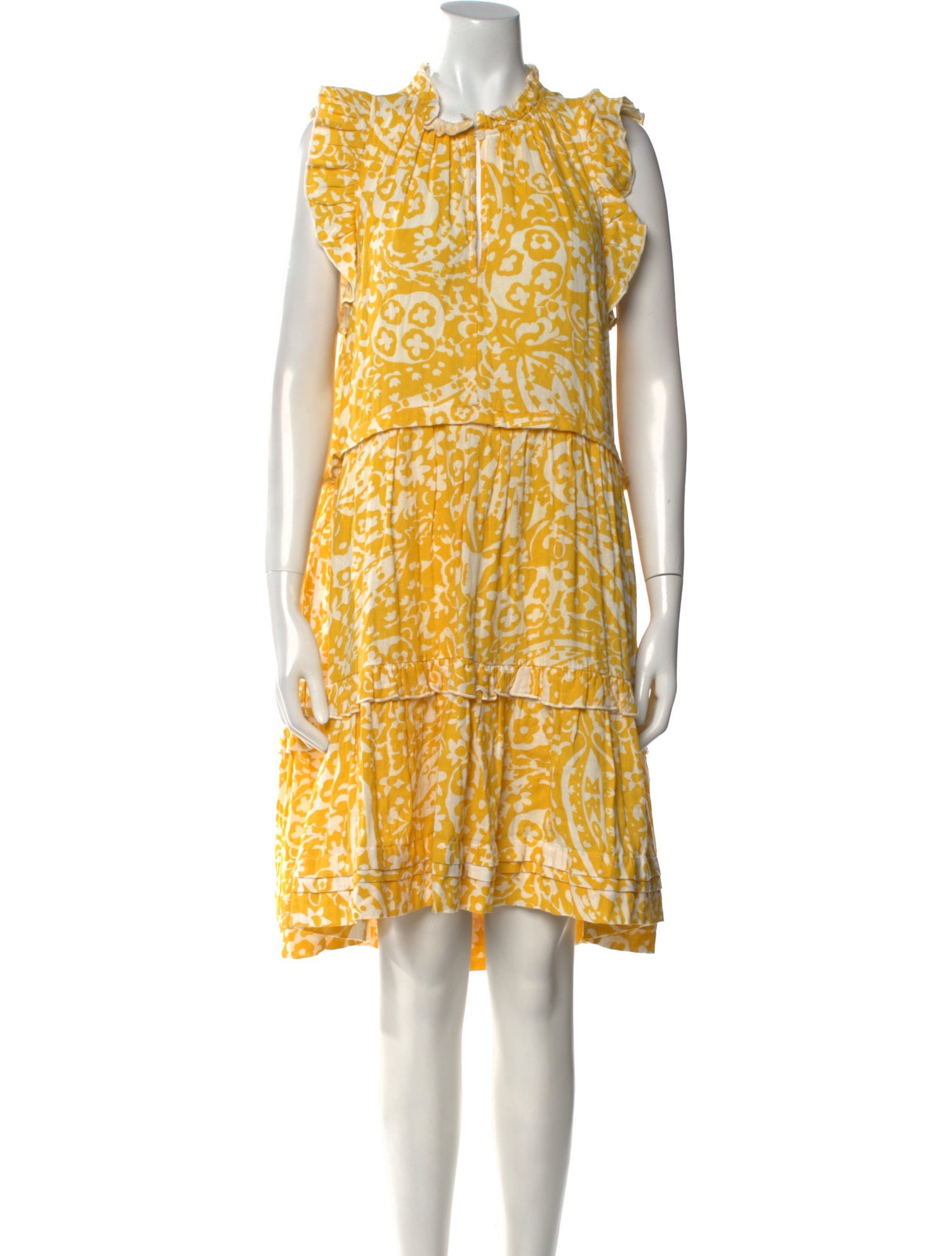 ME+EM Printed Midi Length Dress