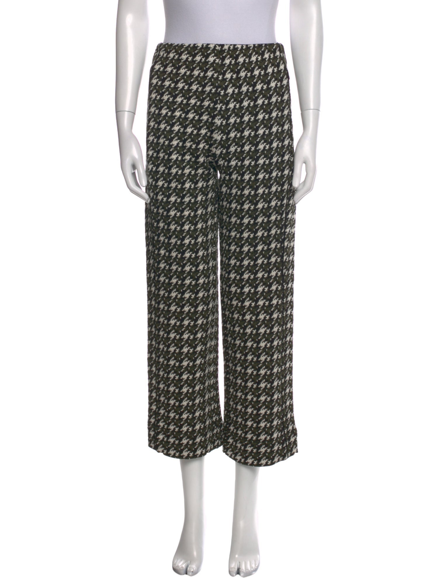 ME+EM Houndstooth Print Wide Leg Pants w/ Tags