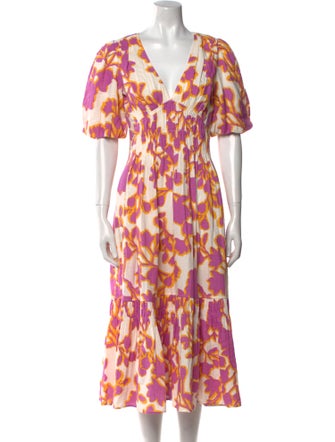 ME+EM Printed Long Dress