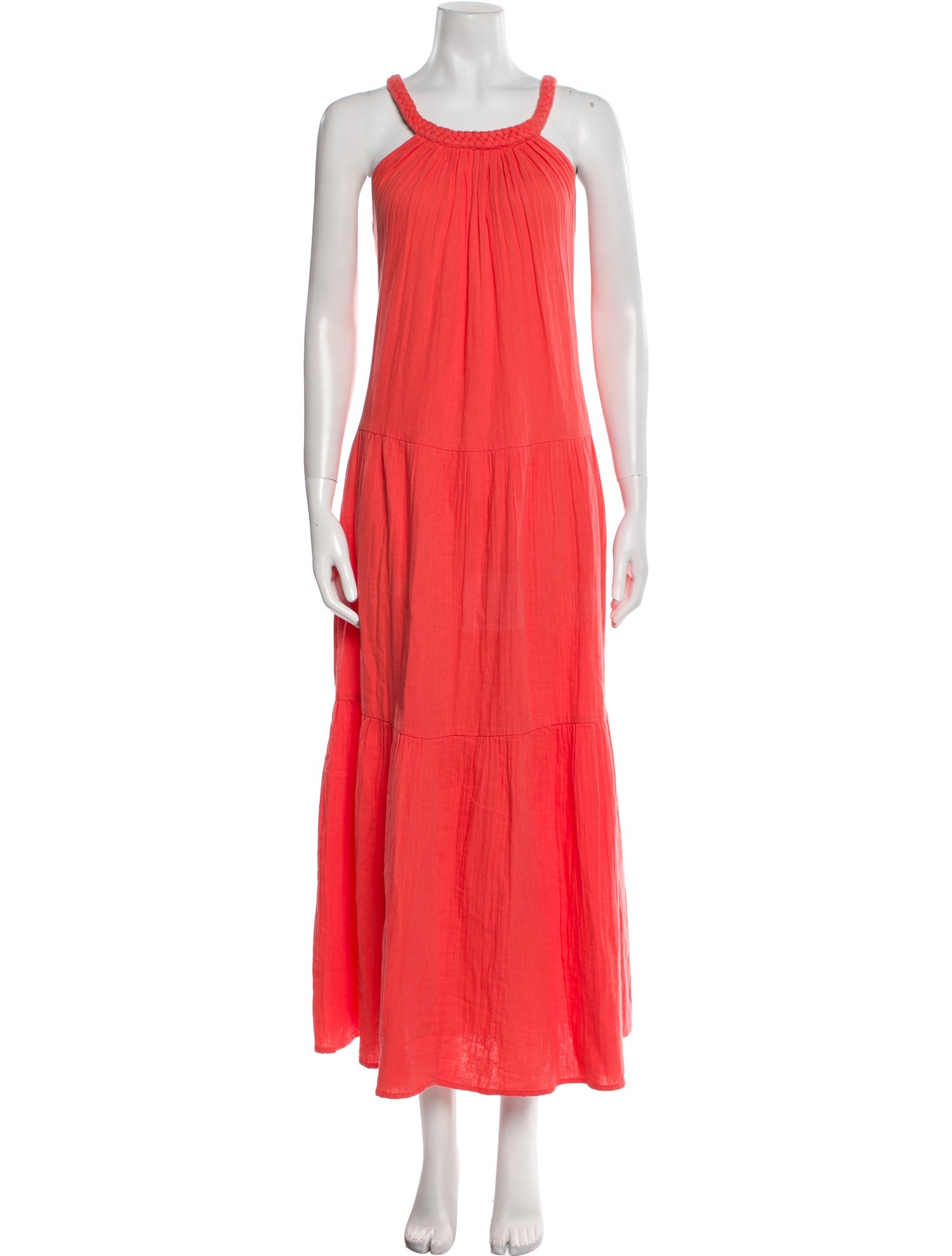 ME+EM Square Neckline Long Dress