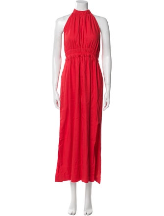 ME+EM Halterneck Long Dress
