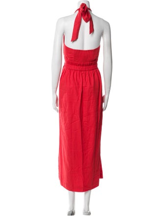 ME+EM Halterneck Long Dress