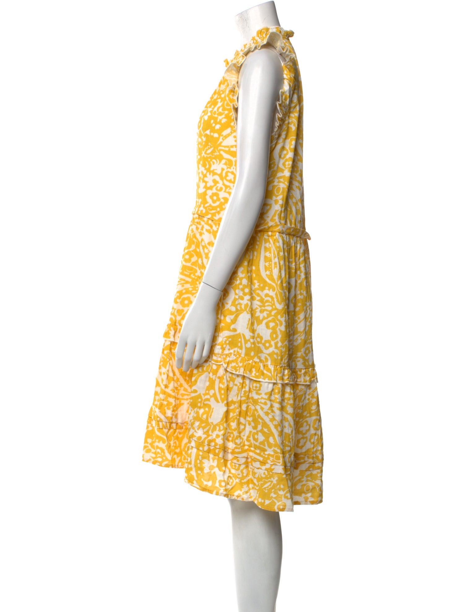 ME+EM Printed Midi Length Dress