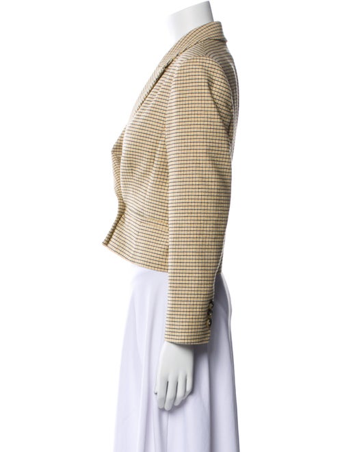 ME+EM Plaid Print Blazer