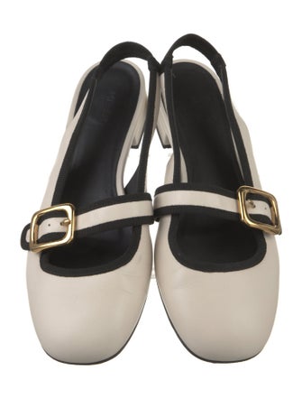 ME+EM Leather Slingback Flats