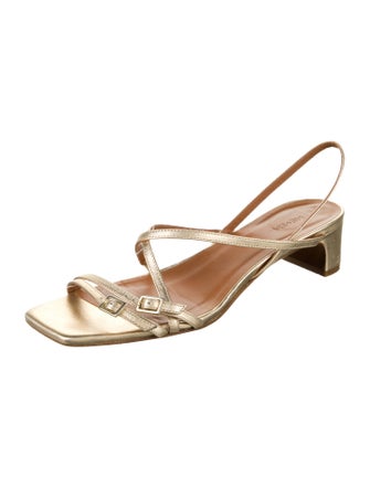 ME+EM Leather Slingback Sandals