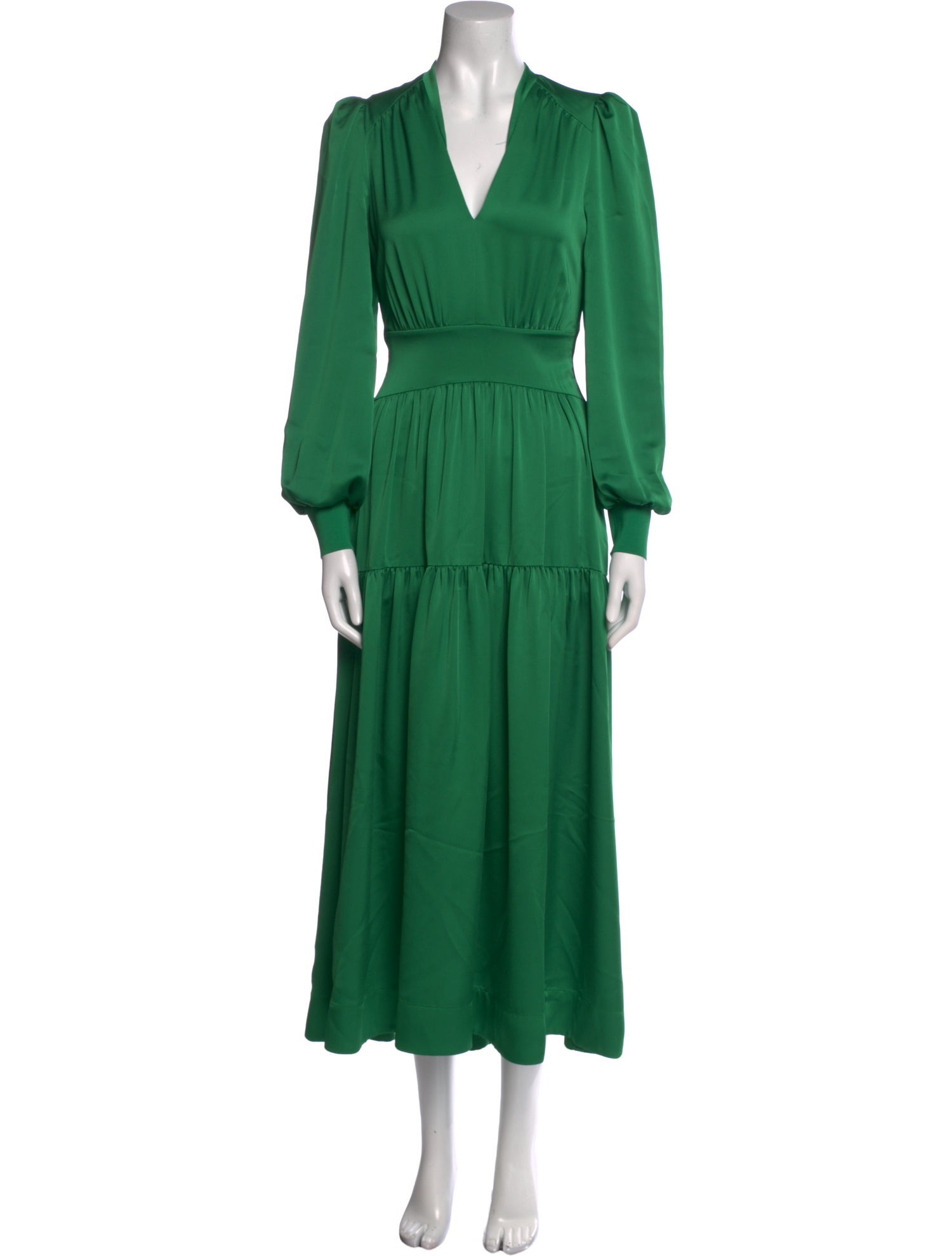 ME+EM V-Neck Long Dress