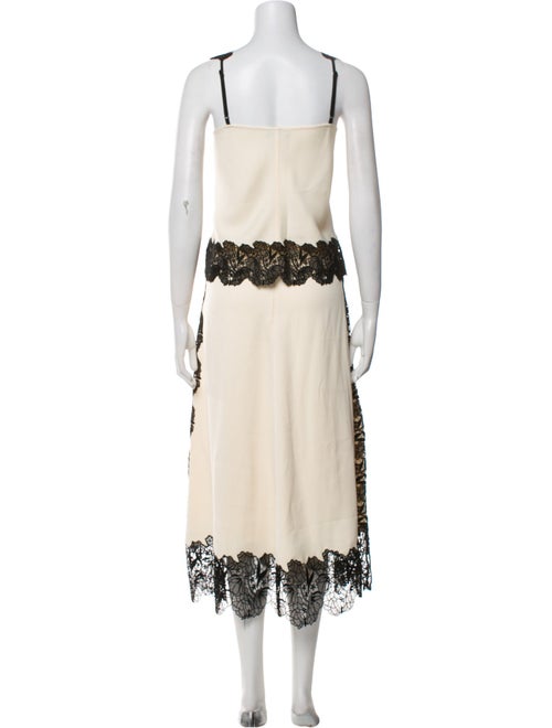 ME+EM Printed Lace Trim Embellishment Skirt Set