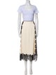 ME+EM Printed Lace Trim Embellishment Skirt Set