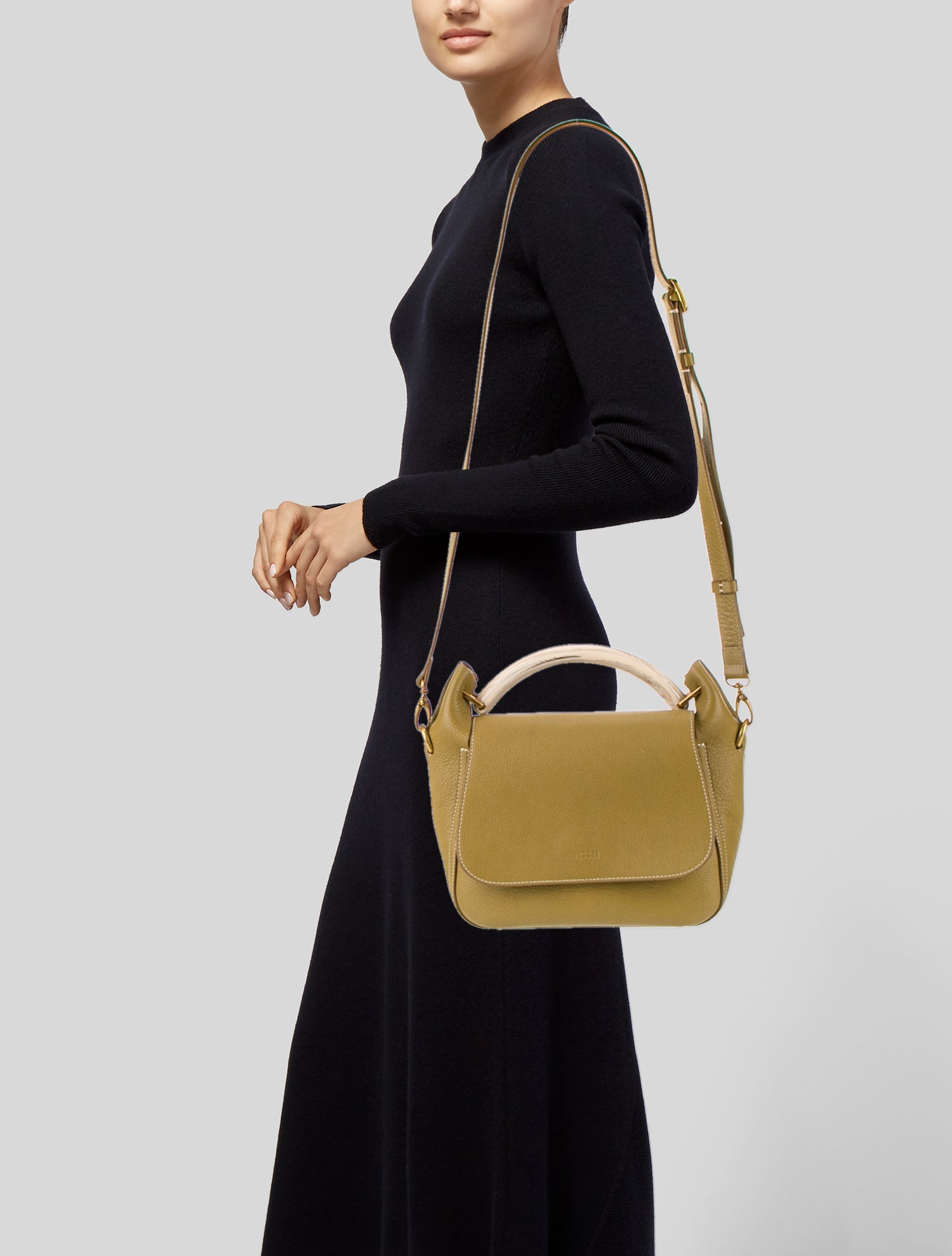 ME+EM Leather Top Handle Bag