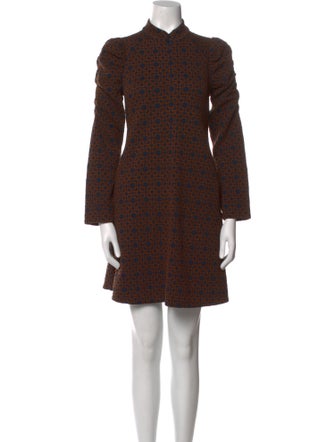 ME+EM Polka Dot Print Mini Dress