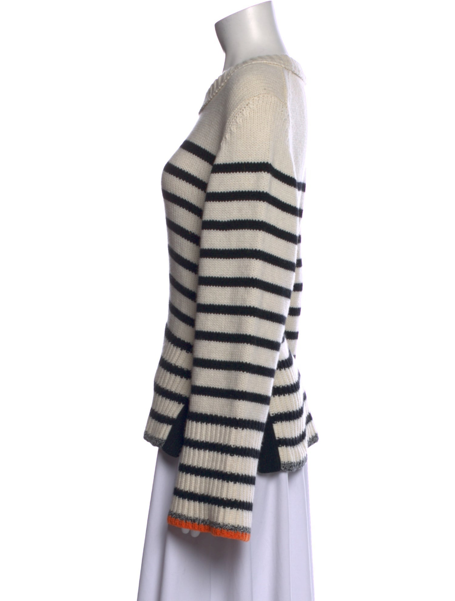 ME+EM Merino Wool Striped Sweater