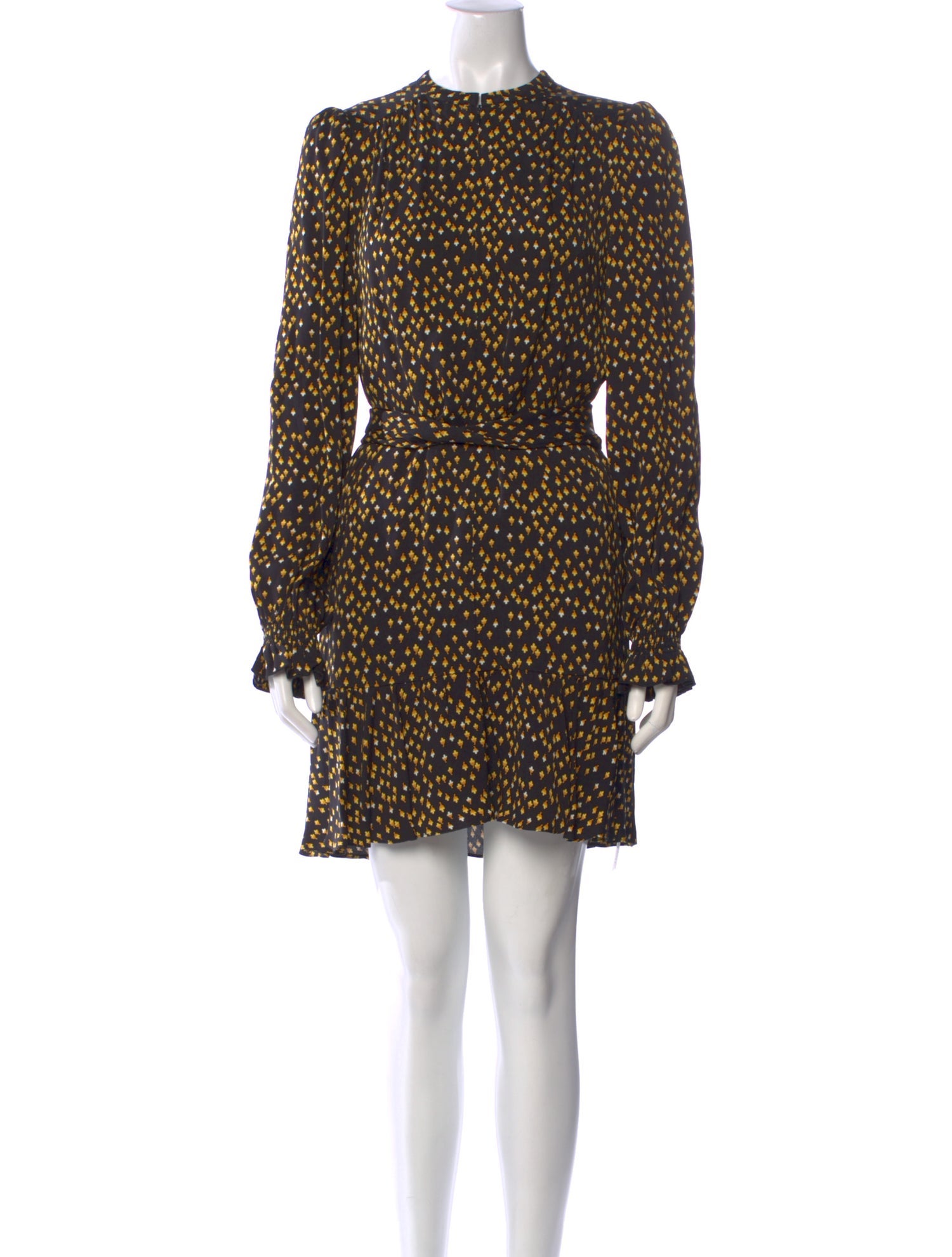 ME+EM Polka Dot Print Mini Dress