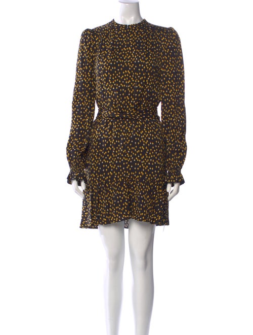 ME+EM Polka Dot Print Mini Dress