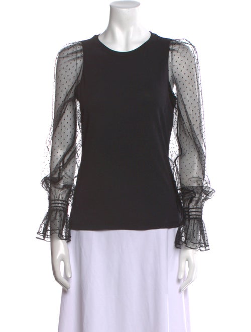 ME+EM Crew Neck Three-Quarter Sleeve Top