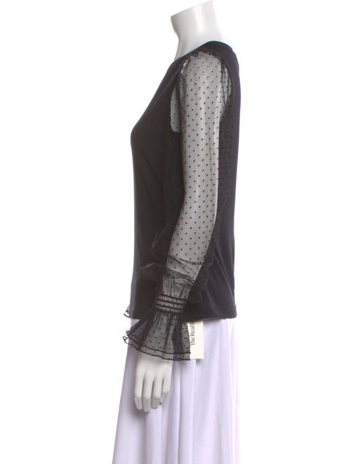 ME+EM Crew Neck Three-Quarter Sleeve Top