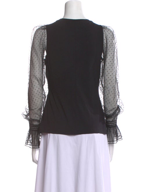 ME+EM Crew Neck Three-Quarter Sleeve Top