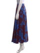 ME+EM Floral Print Midi Length Skirt