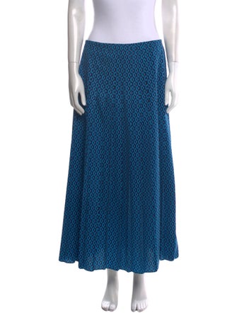 ME+EM Floral Print Midi Length Skirt