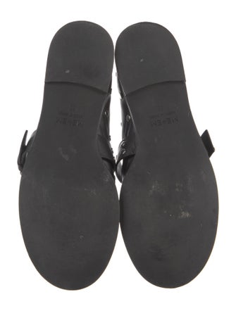 ME+EM Leather Mary Jane Flats