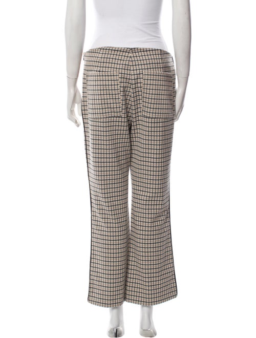 ME+EM Plaid Print Wide Leg Pants