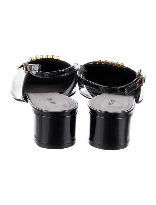 ME+EM Patent Leather Slingback Pumps