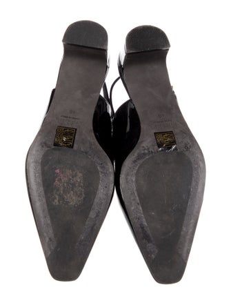 ME+EM Patent Leather Slingback Pumps