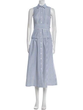 ME+EM Striped Long Dress